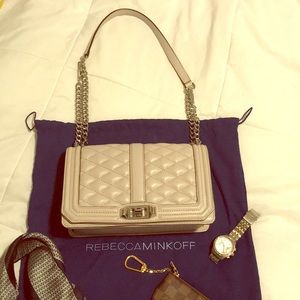 Rebecca Minkoff quilted love purse New without tag